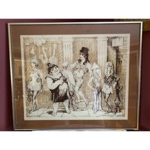 Philip Reisman Art Les Girls Framed